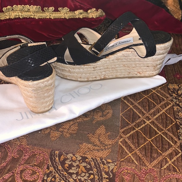 Jimmy choo Pepper wedges NEW - Picture 10 of 10